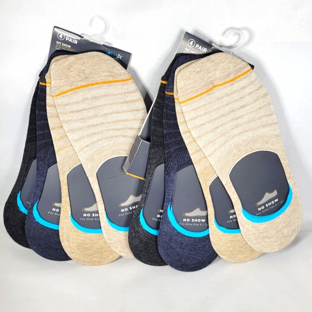 💥SALE! 8-pair GOLD TOE Mens No Show Socks